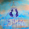 virgen del valle, 30cm x 30 cm, acrilico